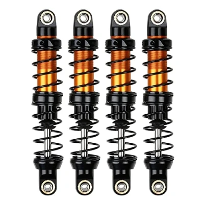 Immagine di INJORA RC Ammortizzatori 4pcs Shock Absorber Damper Set per 1/10 Crawler Car Axial SCX10 90046 AXI03007 TRX4 TRX6 (80mm)
