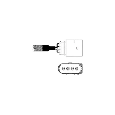 Immagine di DELPHI ES10978 12B1 Sonda lambda a dito, riscaldato VOLKSWAGEN: Golf 4, Polo III Hatchback, Lupo / 3L, AUDI: A3 Hatchback