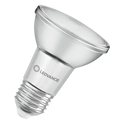 Immagine di Ledvance Faretti LED E27 PAR20 6.4W, 2700 K 36D, RA90, Dimmerabile, Angolo del fascio di 36, Sostitua 50 W