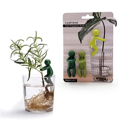 Immagine di Leafriend: Supporto per Piante da Interno 3 Sostegni Deliziosi Steli e Germogli Regalo Perfetto Amanti delle di Peleg Design