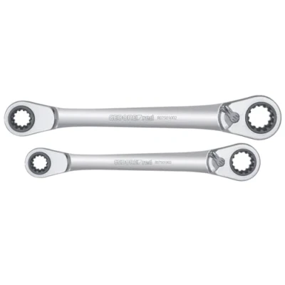 Immagine di Gedore RED R07501002 3300900 Kit di chiavi a cricchetto doppio 2 parti