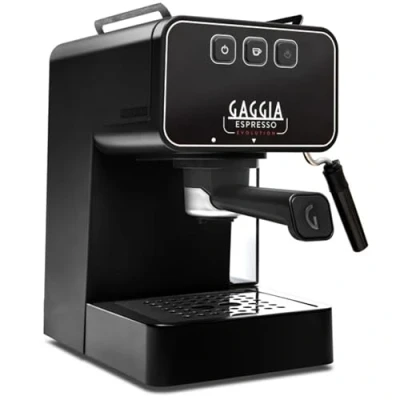 Immagine di Gaggia espresso Evolution Black Regolatore temperatura caldaia PID Macchina da caffè Made in Italy Pre infusione automatica Portafiltro 53 mm per a pompa Americano,