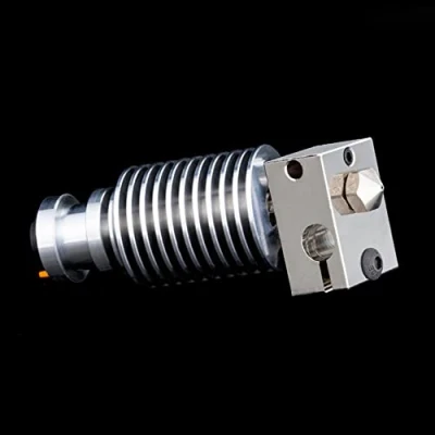 Immagine di Super Print DIY Prusa Hotend V6 J Head Hotend,all Metal Nozzle Heater Block Heat Break for Hotend,Prusa I3 MK3/MK3S/MK3S+/MK2/ Me ga/S/X Series 3D Printer etc.(Plated Copper Nozzle)