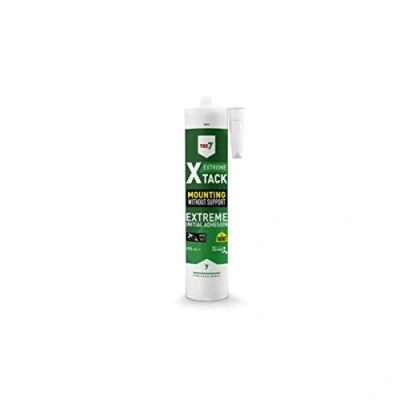 Immagine di Tec7 X Tack/forte colla di montaggio nero 290 ml 1 componente elastico ed estremamente elevata adesione iniziale, vibrazioni e antiurto