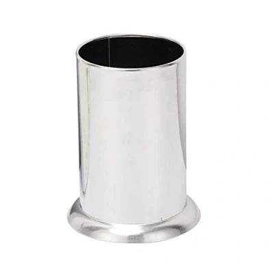 Immagine di Gusengo Scolapiatti porta utensili per posate, cucina in vaso acciaio inossidabile, deposito posate antiruggine bacchette da forchetta cucchiaio Tazza