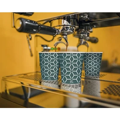 Immagine di Caramont,7 oz,Bicchieri Caffè Carta,200 Pz con Palettine In Legno,Ecologici e Usa Getta,Resistenti al Calore,Ideali per Caffè,Tè,Compleanni,etc.