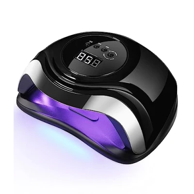 Immagine di Aokyom Lampada per Unghie in gel 168W, UV LED con Automatico Sensore e SchermoLa Possibilità Di Lmpostare, 4 Timer 10/30/60/99S Salone uso Domestico