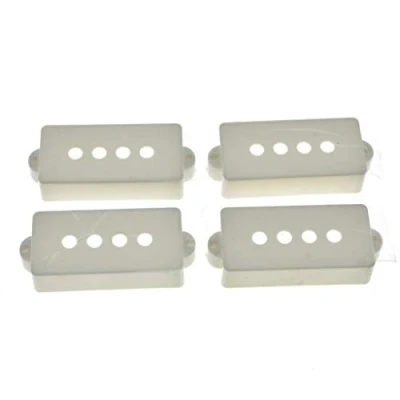 Immagine di Dopro Confezione da 4 coperture per pickup basso a corde, di precisione, P, colore: bianco
