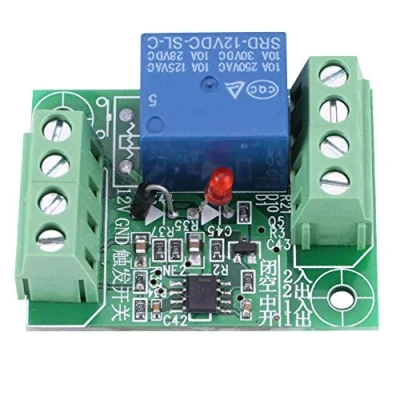 Immagine di DC 12V Modulo di controllo relè per interruttore a circuito intermedio canale singolo con isolamento optoaccoppiatore