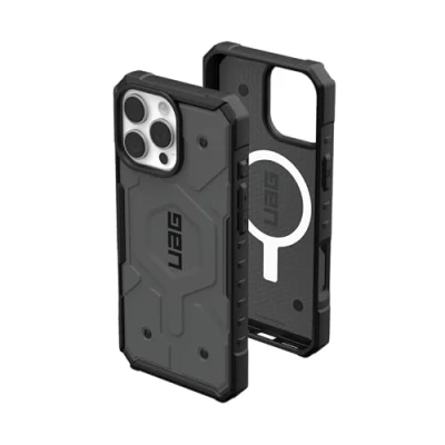 Immagine di Urban Armor Gear Pathfinder MagSafe Case Backcover per cellulare Apple iPhone 16 Pro Max Argento Compatibile con