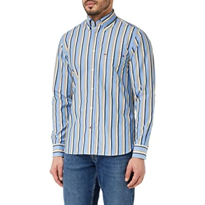 Immagine di Tommy Hilfiger Camicia Uomo Maniche Lunghe, Blu (Sky Cloud/Desert Sky/Multi), S