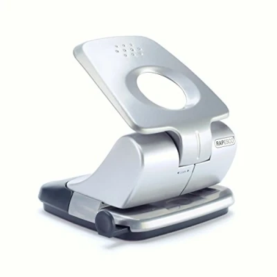 Immagine di Rapesco 0726 Zero 30 Perforatrice a 2 Fori, Fogli, Argento
