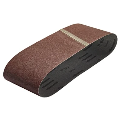 Immagine di Wolfcraft 3113000 Carta abrasiva a nastro Dimensione dei grani 80 (L x L) 457 mm 76 6 pz.
