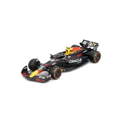 Immagine di Bburago Red Bull Racing RB20 Sergio Perez #11 2024 Modellino Realistico Auto in Scala 1:43, Guidata da Pérez, Licenza Ufficiale Bull, Età consigliata 3+ Anni