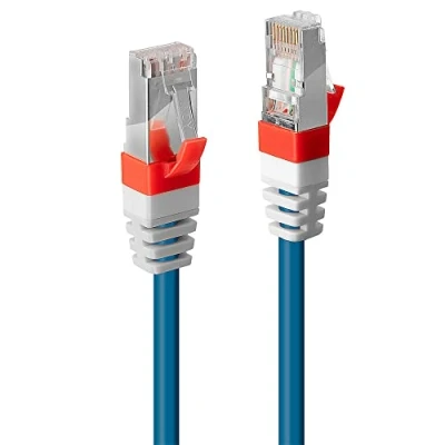 Immagine di Lindy Cavo di Rete Patch Cat.6(A) SSTP S/FTP PIMF 10 GBit privo alogeni, blu, 1m