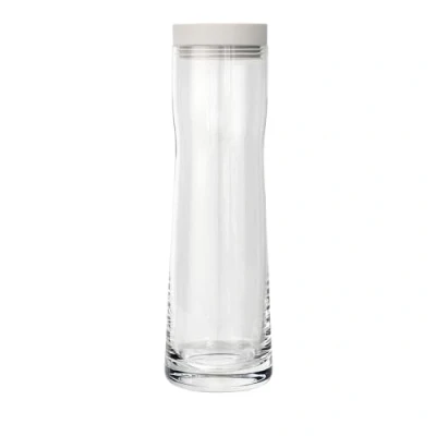 Immagine di blomus SPLASH Caraffa in vetro, Moonbeam, capacità 1 litro, coperchio silicone e acciaio inox, facile da usare, altezza 29,5 x 9 cm, colore: 63780)