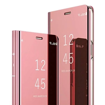 Immagine di Cover per Samsung Galaxy S8 Custodia a portafoglio trasparente con flip Case (oro rosa)