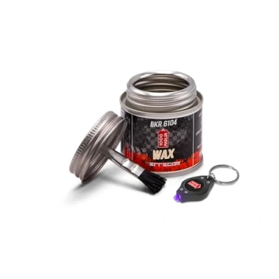 Immagine di 1000 Miglia BKR 6104 DRY 60 mL, Cera Catena Bici per utilizzo In Condizioni del tracciato Asciutte e Polverose, Barattolo All One da ml con Pennello incluso