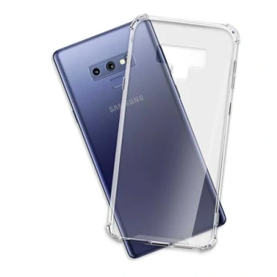 Immagine di mtb more energy® Custodia Crystal Armor per Samsung Galaxy Note 9 (N960, 6.4&#039;&#039;) Hard PC Back &amp; Soft Silikon Bumper Angoli rinforzati Trasparente TPU Case Cover