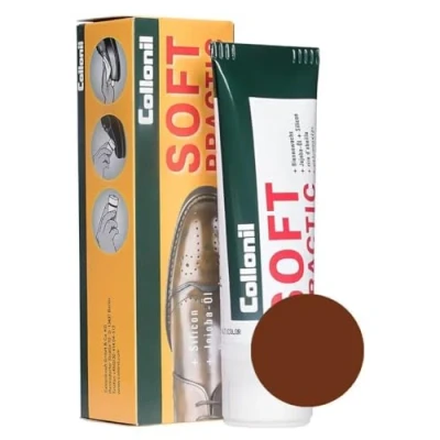 Immagine di Collonil Classic Silicon Polish, per tutti i tessuti e mobili in pelle, Marrone (marrone medio), 75 ml