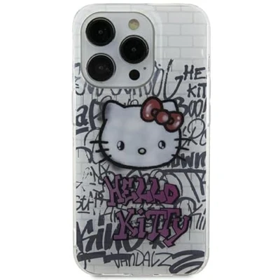Immagine di CG MOBILE Hello Kitty HKHCP15SHDGPHT Custodia rigida per iPhone 15 6.1&quot;, colore: Bianco