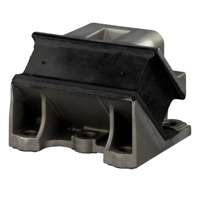 Immagine di FEBI BILSTEIN 08215 Supporto motore anteriore, bilaterale Cuscinetto gomma metallo Gomma, Alluminio pressofuso