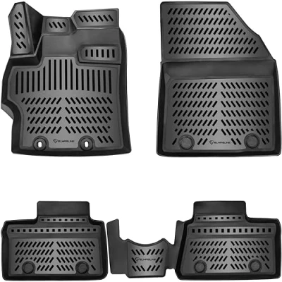 Immagine di ELMASLINE Tappetini in gomma 3D per Toyota AYGO X 2022 2024 Bordo extra alto Accessori