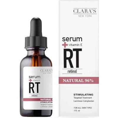 Immagine di Clara&#039;s New York Stimulating Retinol Facial Serum Reduces Fine Lines and Wrinkles, For all Skin Types 30ml