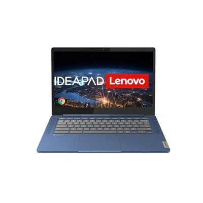 Immagine di Lenovo Chromebook IdeaPad Slim 3 Display Full HD da 14&quot; MediaTek Kompanio 520 4 GB RAM 64 SSD Scheda grafica ARM Mali G52 Chrome OS QWERTZ Blu