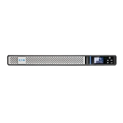 Immagine di Eaton Inverter 5P 650 IR G2 Line Interactive UPS Rack 1U 5P650IRG2 Potenza 650VA (4 prese IEC C 13 10A Protezione da sovratensione, batteria) Schermo LCD grafico Nero