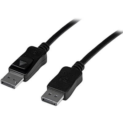 Immagine di StarTech.com Cavo DisplayPort Attivo da 10m, 4K Ultra HD, DP/DP lungo per Monitor/Proiettore, Video DP con Connettore a Scatto (DISPL10MA)