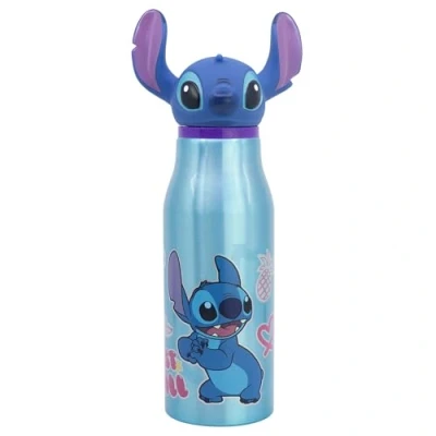 Immagine di BOTTIGLIA RIUTILIZZABILE IN ALLUMINIO CON FIGURINA 3D 690 ML STITCH DRAWING
