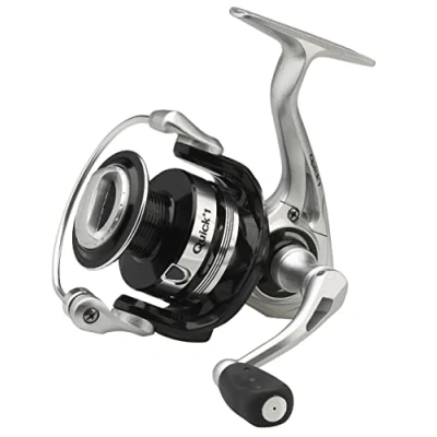 Immagine di DAM Quick 1 FD, Mulinello da pesca, mulinelli spinning, prestazioni superiori e funzionamento fluido per un&#039;esperienza di pesca senza precedenti, Unisex, Nero, 8000