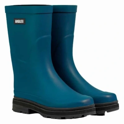 Immagine di Aigle Pioggia Media, Stivali in Gomma Donna, Blu Tempesta, 38 EU