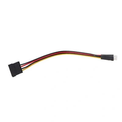 Immagine di Ocobudbxw Desktop Chassis 4 Pin FDD Floppy Maschio a 15 SATA Femmina Convertitore Cavo di Alimentazione Adattatore