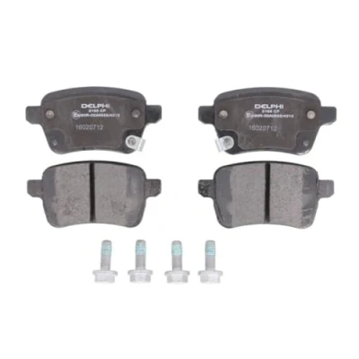 Immagine di DELPHI LP3165 Kit pastiglie freno con segnalatore acustico usura lamierino anticigolío accessori OPEL: Corsa E Hatchback, Adam