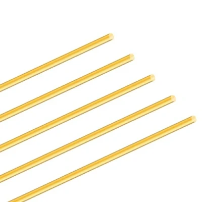 Immagine di iMeistek Barre di ottone da 4 mm, lunghezza 350 in massiccio, per maniglie, modelli RC, fai te (5 pezzi)