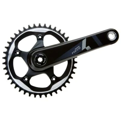 Immagine di SRAM Force1 Guarnitura, Unisex, BB30 175 mm with 42T X SYNC (BB30 Bearings Not Included), Black,