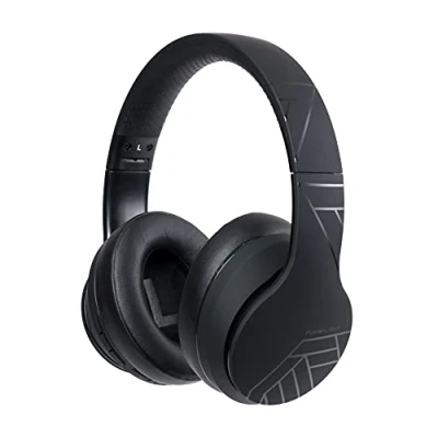 Immagine di PowerLocus Cuffie Bluetooth, Over Ear, [40 ore Autonomia, Voice Assistant] Wireless Senza Fili Pieghevoli, Hi Fi Stereo con Microfono per Viaggio/Telefono/PC/Ufficio (Nero)