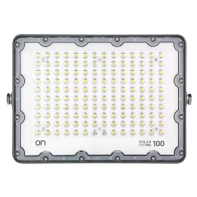 Immagine di O.N Faretto Solare da Esterno con Luce Fredda, Faro LED Pannello e sensore per accensione Automatica, Lampada Parete fotovoltaico 4000K 2000lm