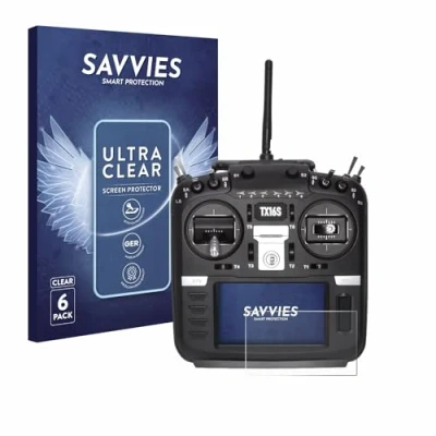 Immagine di savvies (6 Pezzi Pellicola Protettiva per Radiomaster TX16S Protezione Schermo Trasparente