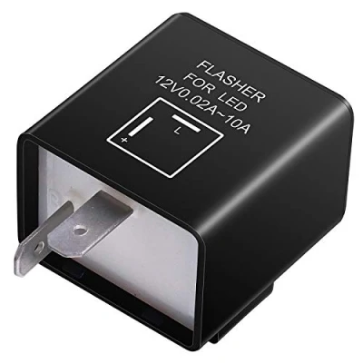 Immagine di Kinstecks ​​2Pin Flasher Relay 12V Indicatori del motociclo LED Light per moto di direzione