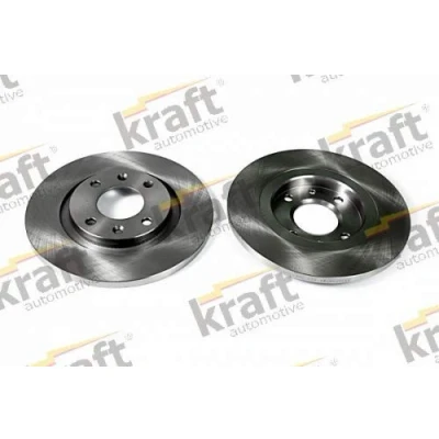 Immagine di KRAFT 6045785 Disco freno 266, 266,0 13,0 4 pieno CITROËN: C3 I Hatchback, C2 Berlingo / First I, PEUGEOT: Partner Combispace
