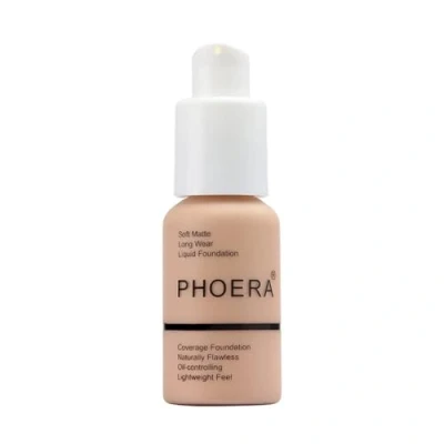 Immagine di ABRUS Phoera Full Coverage Foundation Soft Matte Oil Control Concealer 30ml Flawless Cream Smooth Long Lasting 24HR (103 Warm Peach)