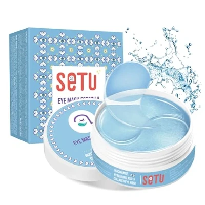 Immagine di Setù 60 Patch Occhi con Niacinamide, Collagene e Acido Ialuronico. Occhiaie Borse, Maschera Contorno