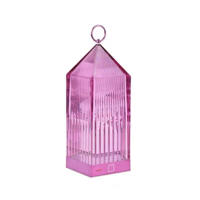 Immagine di Kartell Lantern Lampada da Tavolo, Dimmerabile 1.2 W, Rosa(Glicine), 9.5 x 31 cm