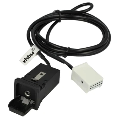Immagine di vhbw cavo adattatore audio AUX per autoradio compatibile con Audi/Seat/Skoda/VW RCD500, RCD310, MFD2, RCD200, RCD300, RCD210