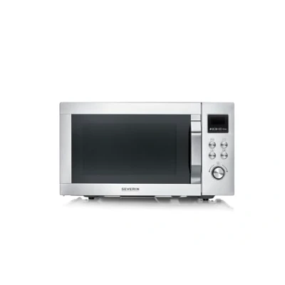Immagine di SEVERIN Microonde 4 in 1 &quot;Crispy Wave&quot;, Temperatura fino a 230 C, Friggitrice ad aria calda, forno microonde, elettrico, Grill, timer da 95 minuti, Capacità 25 l