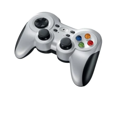 Immagine di Logitech F710 Wireless Gamepad, 2.4 GHz con Nano ricevitore USB, Controller Dual Vibration Feedback, 4 switch D Pad, PC, Grigio/Nero
