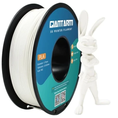 Immagine di PLA Filamento 1,75 mm, GIANTARM Stampante 3D 1 kg Spool(Bianca)